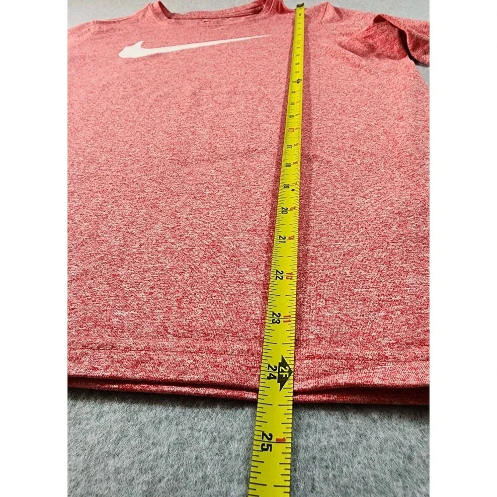 Nike Boys Dri-Fit T-Shirt, Size XL, Red, Short Sleeve, Breathable